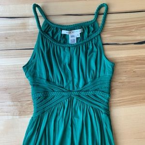 Max Studio Emerald Green Braided Maxi Dress
